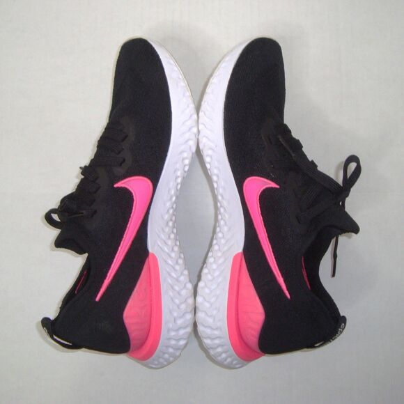NIKE Epic React Flyknit 2 Black Pink Blast White Men\'s Size 9 [BQ8928-013] main image 9